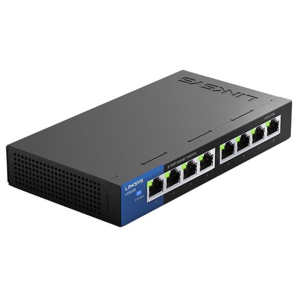 Linksys LGS108-ME-RTL 8-Port Unmanaged Gigabit Ethernet Switch