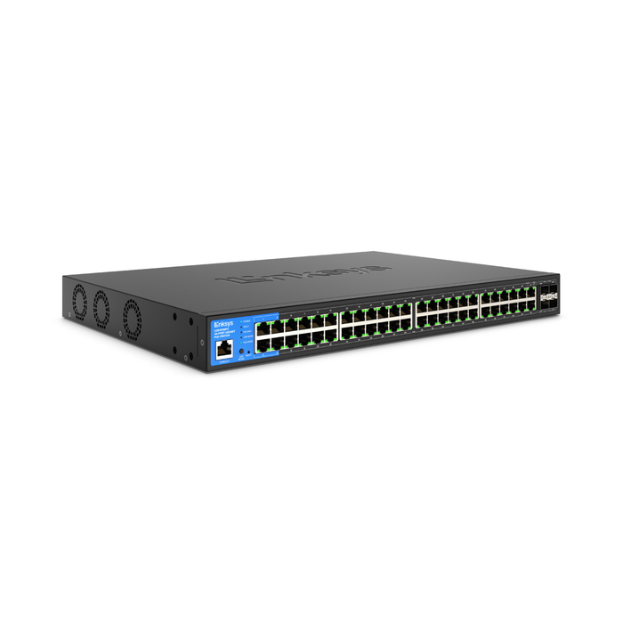 Linksys LGS352MPC 48-port Managed Poe Ge Switch 4, 10g Sfp 740w TAA