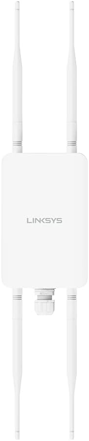 Linksys LAPAC1300CE WiFi 5 MU-MIMO Wireless Access Point - Cloud Managed Dual-Band (AC1300) Outdoor Access Point with Gigabit Ethernet Uplink Port & POE/POE+ Support - Ceiling or Wall Mount