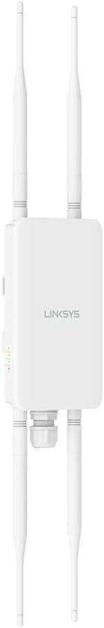 Linksys LAPAC1300CE WiFi 5 MU-MIMO Wireless Access Point - Cloud Managed Dual-Band (AC1300) Outdoor Access Point with Gigabit Ethernet Uplink Port & POE/POE+ Support - Ceiling or Wall Mount