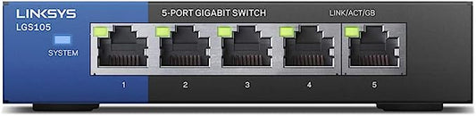 Linksys LGS105-ME-RTL 5-Port Business Desktop Gigabit Ethernet Switch