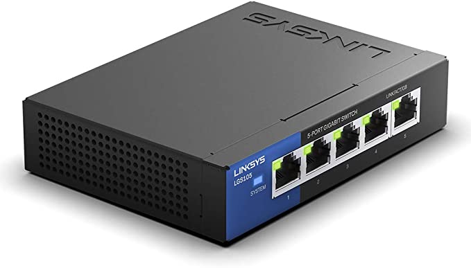 Linksys LGS105-ME-RTL 5-Port Business Desktop Gigabit Ethernet Switch