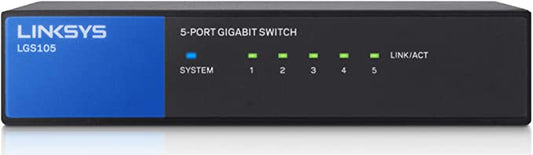 Linksys LGS105-ME-RTL 5-Port Business Desktop Gigabit Ethernet Switch