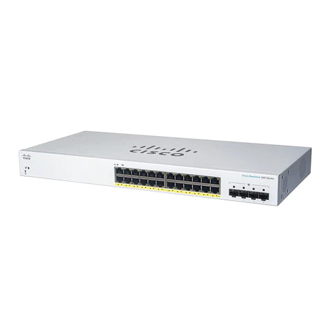 Cisco Business CBS250 24P 4G Smart Switch 24 Port GE PoE 4x1G SFP Limited Lifetime Protection CBS250 24P 4G