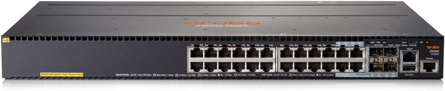 Aruba JL320A 2930M 24G PoE+ 1-slot Switch