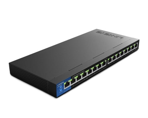 Linksys LGS116P 16-Port Business Desktop Gigabit PoE+ Switch LGS116P-UK