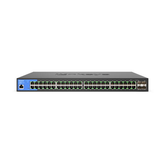 LINKSYS 48-Port Managed Gigabit Ethernet Switch with 4 10G SFP+ Uplinks LGS352C