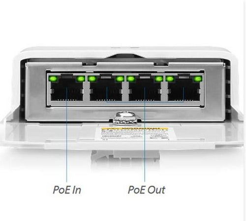 Ubiquiti Networks NanoSwitch Outdoor 4-Port PoE Passthrough Switch (N-SW)